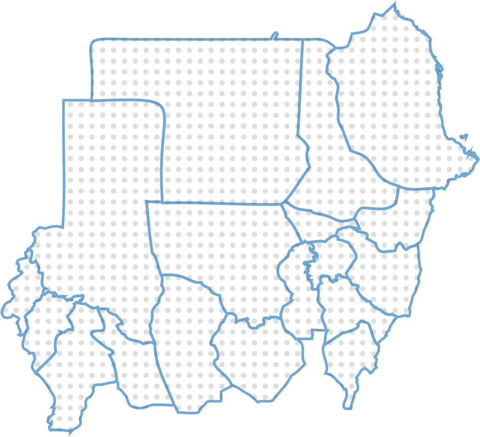 خريطة السودان